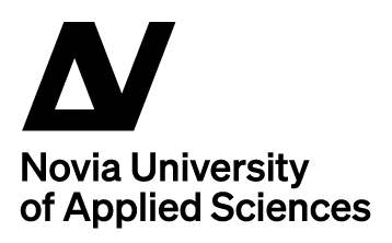 Black logo of Novia University of Applied Sciences